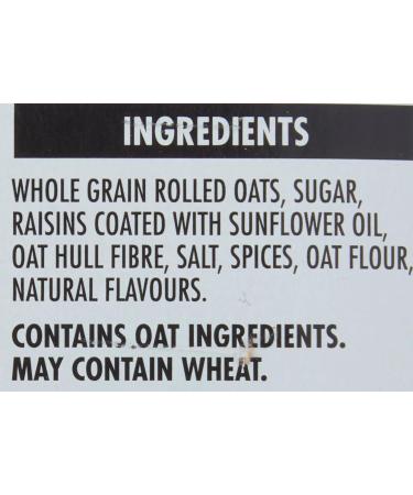 Quaker High Fibre Raisins & Spice Instant Oatmeal 8 Packets 344g High Fibre Raisins & Spice 344 g (Pack of 1) - Buy Online on GoSupps.com