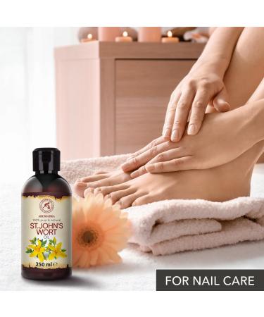 St. John's Wort Oil 250ml - Pure Natural Carrier Oil for Skin & Body Care - Cosmetic Essential Oil - Buy Online on GoSupps.com