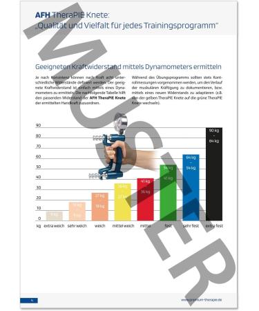 AFH Kneading Guide for TheraPIE Knete | 36 Exercise Examples for Effective Training - Buy Online on GoSupps.com
