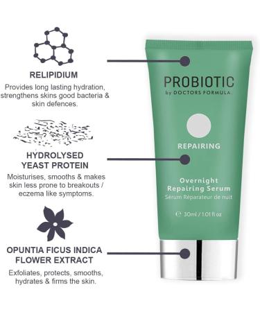 Doctors Formula Probiotics Overnight Repairing Serum 30ml Over-night Repairing - Buy Online on GoSupps.com
