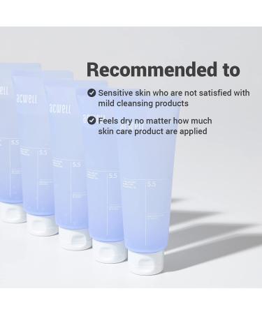 ACWELL pH Balancing Hydrating Facial Cleansing Gel 5.4 fl.oz. | Gentle Non-Foaming Cleanser with Hyaluronic Acid & Licorice Extracts for Sensitive Skin | Moisturizing Skincare Solution - Buy Online on GoSupps.com