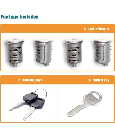 Yakima SKS Car Rack System Lock Cylinders 4 Pack with Keys - Replacement Kit - Buy Online on GoSupps.com