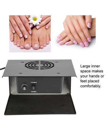 300W Hot & Cold Nail Dryer Fan - Quick Drying for Hands & Feet - EU Plug - International Shipping Available - Buy Online on GoSupps.com
