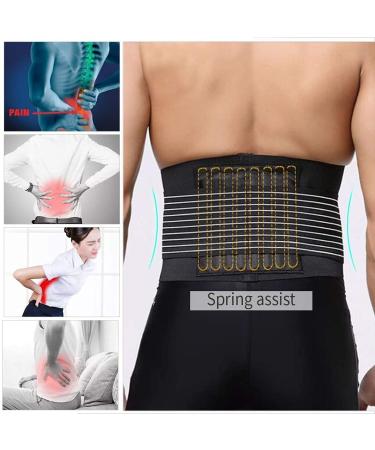 Adjustable Back Support Belt | Bodybuilding Lumbar Belt for Pain Relief & Posture Correction | 9A-XL (Waist 100-120cm) - Buy Online on GoSupps.com