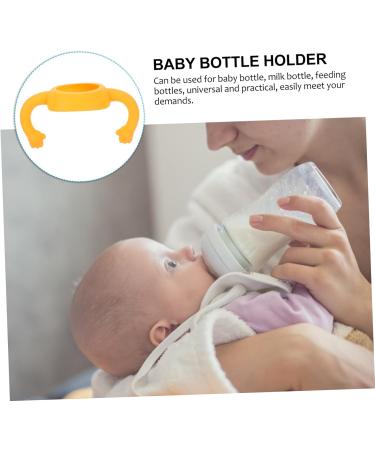 Abaodam 2 Pcs Bottle Handle Milk Bottle Holder Feeding Bottles Handle Feeding Bottles Holder Bottle Holder Silica Accessories - Buy Online on GoSupps.com