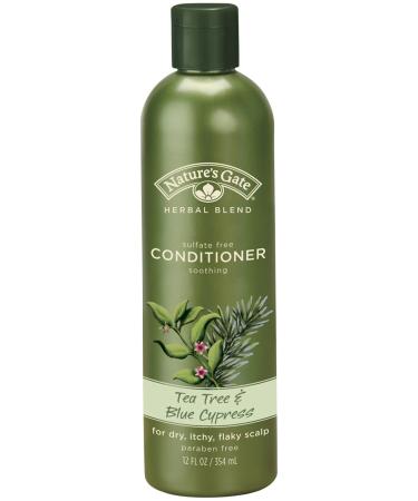Nature's Gate Conditioner for Dry  Itchy  Flaky Scalp - Tea Tree & Blue Cypress - 12 oz