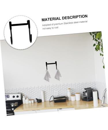 PRETYZOOM Double Hook 3pcs Hook up Heavy Duty Clothes Rack Coat Hangers Clothes Hanger Multipurpose Hook No Nails Drawer - Buy Online on GoSupps.com