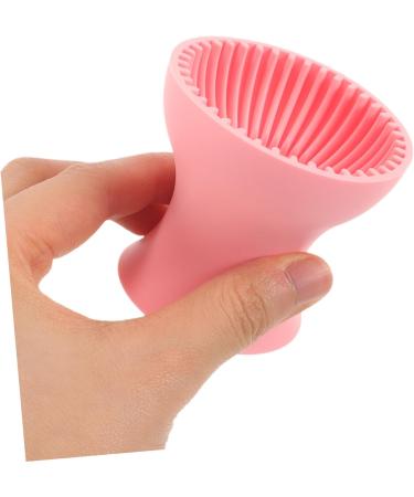 Beaupretty Beauty Brush Cleaning Tool Pink Cleaner Silicone Makeup Brush Cleaner Makeup Brush Cleaning Cup Cosmetic Brush Cleaning Cup Silica Gel Scrub Cup Portable Travel - Buy Online on GoSupps.com