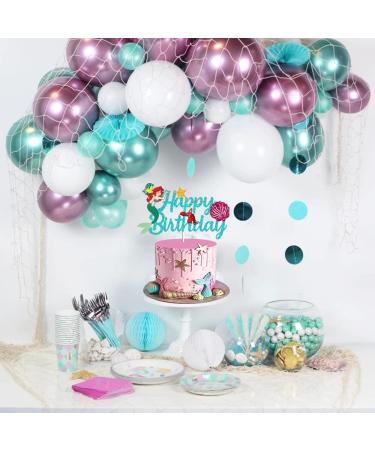 TanJJ GOGOPARTY Mermaid Cake Topper - Ariel Little Mermaid Party Decorations - Buy Online on GoSupps.com