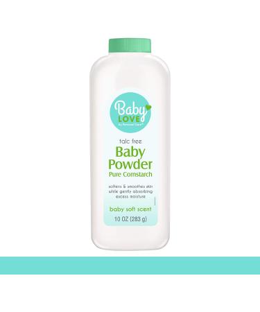 Organic Baby Powder: Pure Cornstarch - 10 oz | Gentle & Safe for Sensitive Skin - Buy Online on GoSupps.com