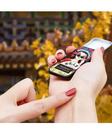 Solid Perfume Set Scent Personal Fragrance All Natural Ancient Chinese Craftsmanship for Women Girls Man Travel Friendly with Jar Peking Opera Fashion Style - Buy Online on GoSupps.com