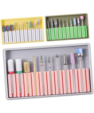 FOMIYES 2 Sets Nail Art Supplies Cuticle Drill Bits Nail Drill Replacement Bits Manicure Pedicure Bit Nail Grinding Head Gel Nails Bit Kit De U as De Gel Nail Drill Bits Polisher Sand Set 5x1cmx2pcs Yellowx2pcs - Buy Online on GoSupps.com