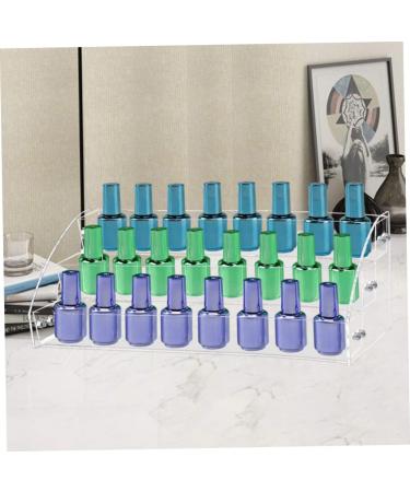  FRCOLOR FRCOLOR Transparent Multi-Layer Nail Polish Organizer Practical Holder for Lip and Essential Oils Compact and Durable Storage Rack - Buy Online on GoSupps.com