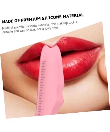 Baluue 15 Pcs Silicone Beauty Ruler Lipstick Wearing Aid Mauve Eyeshadow Eyelash Applicator Lash Mascara - Buy Online on GoSupps.com