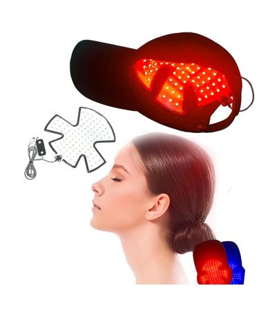 Capeur de th rapie lumineuse pour repousse des cheveux 90leds lampe perles de lampes rouges et bleues Light Hair Fast Reprowth Hat pour hommes Femmes Perte de cheveux renforcer les racines des cheve