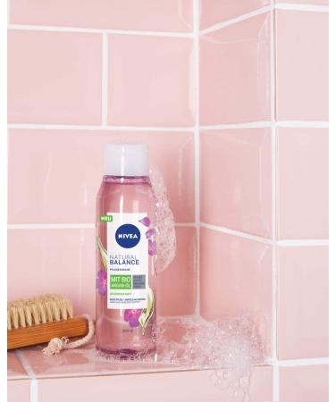 Nivea Natural Balance Shower Gel with Wild Rose Fragrance and Organic Argan Oil (300 ml) Nourishing Shower without Allergenic Fragrances Vegan Shower for Dry and Sensitive Skin - Buy Online on GoSupps.com