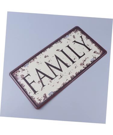 Alipis Home Decor Vintage Decor Vintage Sign Wall Decor License Plate Decorations European and American - Buy Online on GoSupps.com