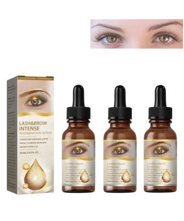 Eyelash and Eyebrow Regeneration Serum, Natural Eyelash and Eyebrow Growth Serum, Nourishing Eyelash and Eyebrow Care Serum, Stimulates Cell Regeneration of the Eyelashes