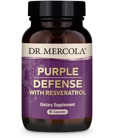 Dr. Mercola Purple Defense with Resveratrol 90 Capsules