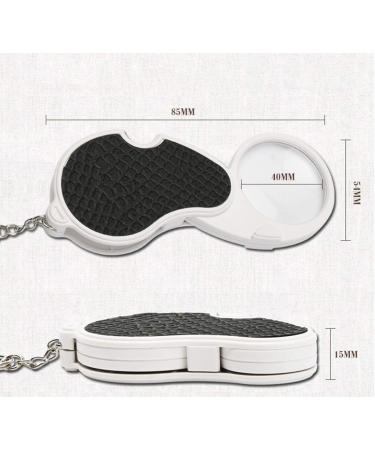 Illuminated Portable Magnifier for Reading Book Mini Folding Handheld 5X Hd with Led Light Magnifing Glass Made in China - Buy Online on GoSupps.com