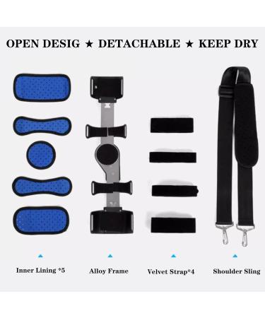 Buy SFKLYU Hinged Elbow Brace - Adjustable Post Surgery Support & Immobilizer for Injury Recovery - Left Arm Sling - Buy Online on GoSupps.com