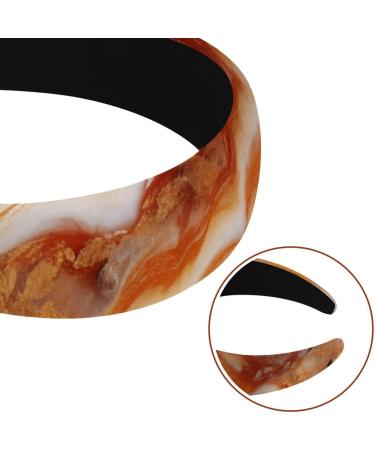 2 Pieces Headbands Women Hair Head Bands Marble Texture-492 Non Slip Thick Padded Hairband Hair Band Hoops Vintage Thick Hair Wrap Multi-colored 7 - Buy Online on GoSupps.com