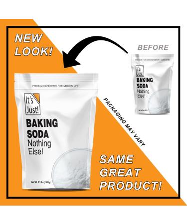 Baking Soda Sodium Bicarbonate Food Grade Made in USA - 1.25 lb Pack of 1 - Buy Online on GoSupps.com