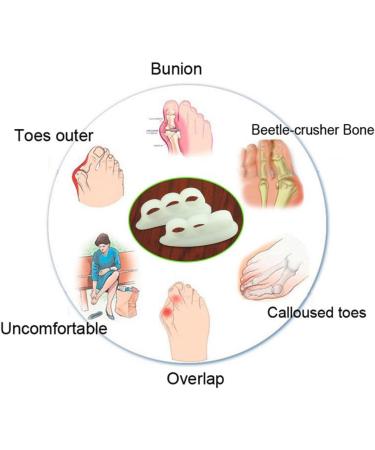 PEDIMEND Silicone Gel Hammer Toe Protector 3PAIR - 6PCS | Toe Straightener for Hammer Toe, Mallet Toe, Claw Toe | Unisex Foot Care - Buy Online on GoSupps.com