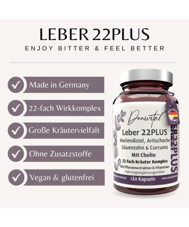 Mary Thistle Liver Kur Capsules - 22-Fold High Dose (80% Silymarin) with Artichokes Ginger Dandelion & Curcuma - Supports Liver Health with Choline & Natural Herbs - International Shipping Available - Buy Online on GoSupps.com
