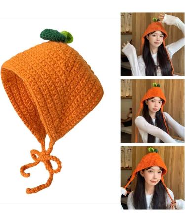 JSGHGDF Girls Ear Protect Hairband Hiphop Tie Back Bandana Headband Adjustable Turban Spring Autumn Hair Accessories Orange - Buy Online on GoSupps.com