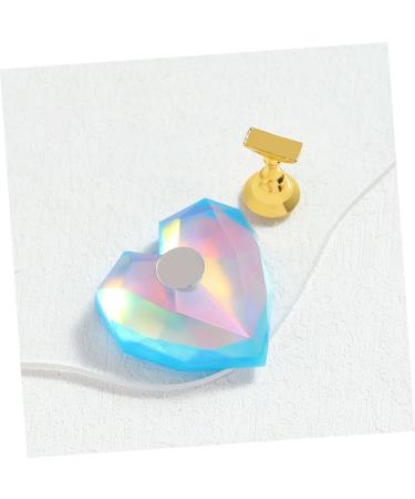 Ipetboom 4sets Nail Practice Holder Resin Heart Nail Art Display Acrylic Nail Crystal Nail Stand Resin False Tip Display Stand Nails Tip Holder Magnetic Nails Fake Manicure Tools Love - Buy Online on GoSupps.com