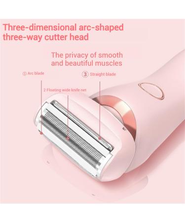 MYNOCK Lumina Shaver 2 in 1 Electric Shaver Razors for Women Lumina Shaver Pro for Private Area Waterproof Electric Razor for Women 2 in 1 Wet And Dry Use Premium Shaver (Blue) - Buy Online on GoSupps.com
