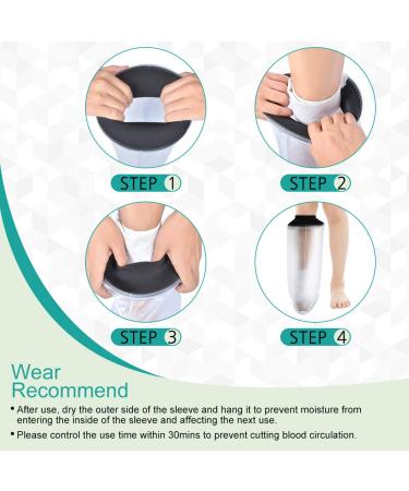 Waterproof Plaster Leg Protector for Kids | Shower & Bath Protection for Wounds & Orthopedic Boots - Buy Online on GoSupps.com