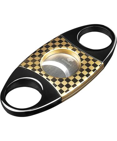 PENNY73 Stainless Steel Metal Classic Cigar Cutter Portable Guillotine Carving Pocket Cigars Knife Scissor Cutting Accessories with Gift Box Mix - Buy Online on GoSupps.com