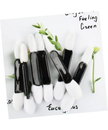 HAPINARY 50pcs Brush Eyeshadow Sponges Ladies Suits Eye Shadow Women Eyeshadow Brush Travel Lipstick Oval M White - Buy Online on GoSupps.com