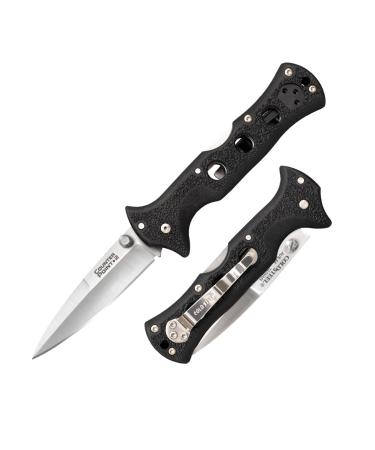 Cold Steel Folding Knife with Tri-Ad Lock and Pocket Clip Black