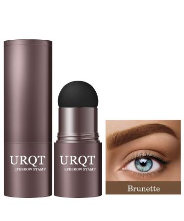 URQT One Step Eyebrow Stamp Kit - Long Lasting Makeup with Stencils, Razor & Brushes (Brunette) - Buy Online on GoSupps.com