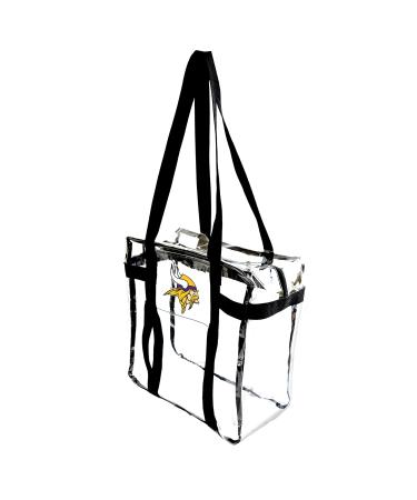 Littlearth Clear Tote Bag Minnesota Vikings One Size Colorless