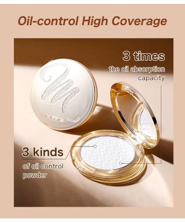 Golden Diamond Face Powder - Oil Control Matte Setting Powder for Long-Lasting Waterproof Makeup (#03 Natural) - Buy Online on GoSupps.com
