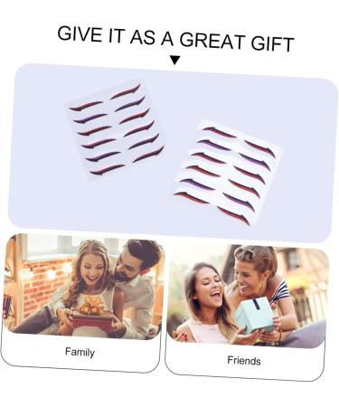 minkissy 24 Pairs Glitter Eyeliner Self-adhesive Eyeliner Sticker Double Eyelid Tapes Women Eyeliner Sticker Reusable Eyeliner Sticker Eye Makeup Stickers Double Eyelid Stickers - Buy Online on GoSupps.com
