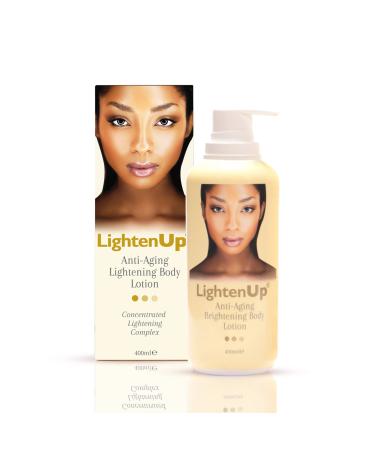 LightenUp Anti-Aging Body Lotion 400ml - Formulated to Fade Dark Spots  Anti-Aging and Anti-Oxidant Properties  with Argan Oil and Shea Butter Anti Aging Lotion