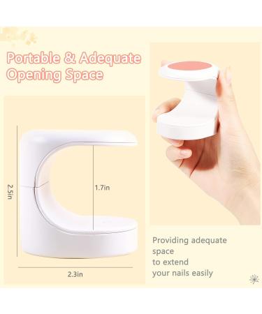 Mini LED UV Nail Dryer - Portable 16W USB Nail Lamp for Gel Nails - Pink Manicure Tool - Buy Online on GoSupps.com