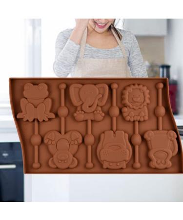 Alipis 2pcs 6 Silicone Molds Silicone Baking Molds Silicone Gummy Mold Candy Molds Food Grade Lollipop Mold - Buy Online on GoSupps.com