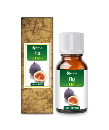 Salvia Fig Oil Pure and Natural Fig Oil I Skin Care (Moisturize Nourish Rejuvenate) Hair Care (Prevent Dry Brittle and Split Ends) - Aromatherapy Oil 15 ML