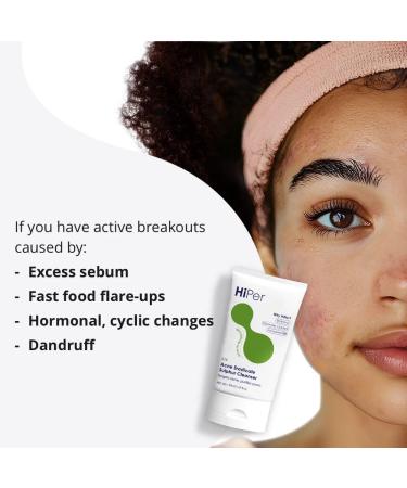 Acne Eradicate Sulphur Cleanser with Ceramides Salicylic Acid 50ml Face Wash for Oily Skin Unscented Liquid Formula with Post-Biotic Oat Extract for Acne Prevention - Buy Online on GoSupps.com