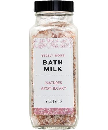 Sicily Rose Coconut Milk Bath - Dead Sea Salt & Epsom Salt Soak | Mineral Bath Salts for Relaxation | Hypoallergenic & All-Natural | Made in USA by DAYSPA Body Basics - Buy Online on GoSupps.com