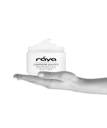 Raya Camphor Souffl Facial Cleanser 8 oz | pH Balanced Face Wash for Oily & Blemished Skin | Reduces Whiteheads Blackheads & Clogs - Buy Online on GoSupps.com