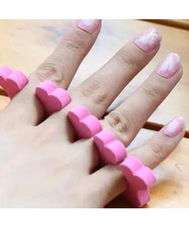 Sponge Toe Separators - 24 Pcs Toe Dividers for Manicure & Pedicure - Nail Art Spacer for Men and Women - Beauty Accessories (Random Color) - Buy Online on GoSupps.com