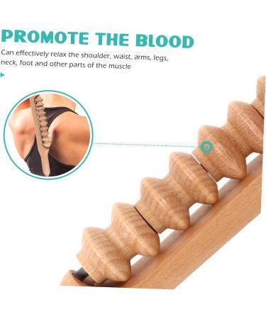 Lalafina Roller Scraping Stick - Wood Massage Tool for Muscle Relief | Yoga Roller & Body Massager - Buy Online on GoSupps.com