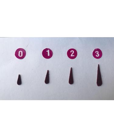 Buy Kalpana Women's Maroon Bindi Stickers - Slim Tilak Kumkum Pack of 12 | International Shipping Available - Buy Online on GoSupps.com